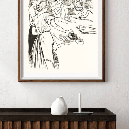Théophile Alexandre Steinlen - Les Blanchisseuses Poster