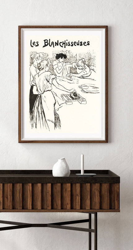 Théophile Alexandre Steinlen - Les Blanchisseuses Poster