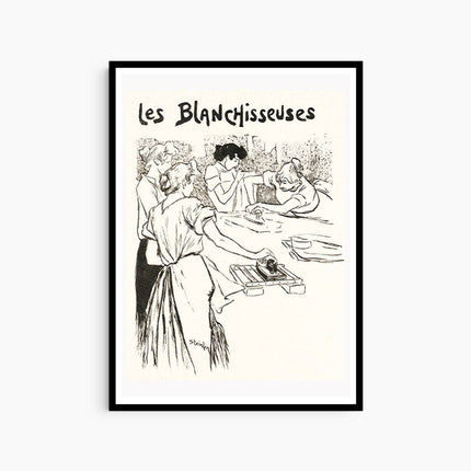 Théophile Alexandre Steinlen - Les Blanchisseuses Poster