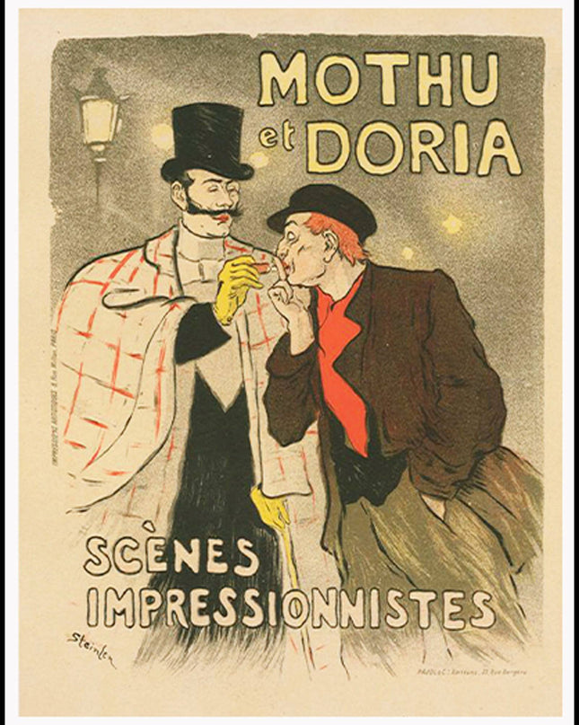 Théophile Alexandre Steinlen - Mothu et Doria Poster