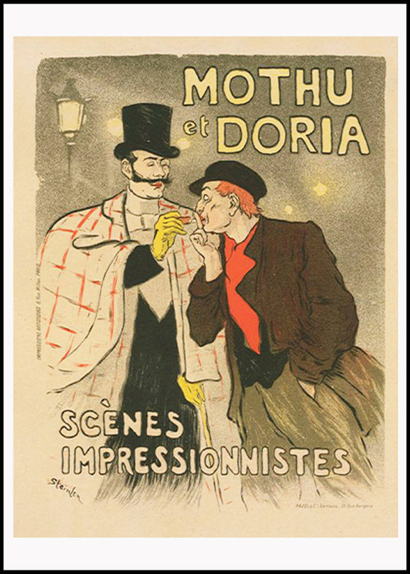Théophile Alexandre Steinlen - Mothu et Doria Poster