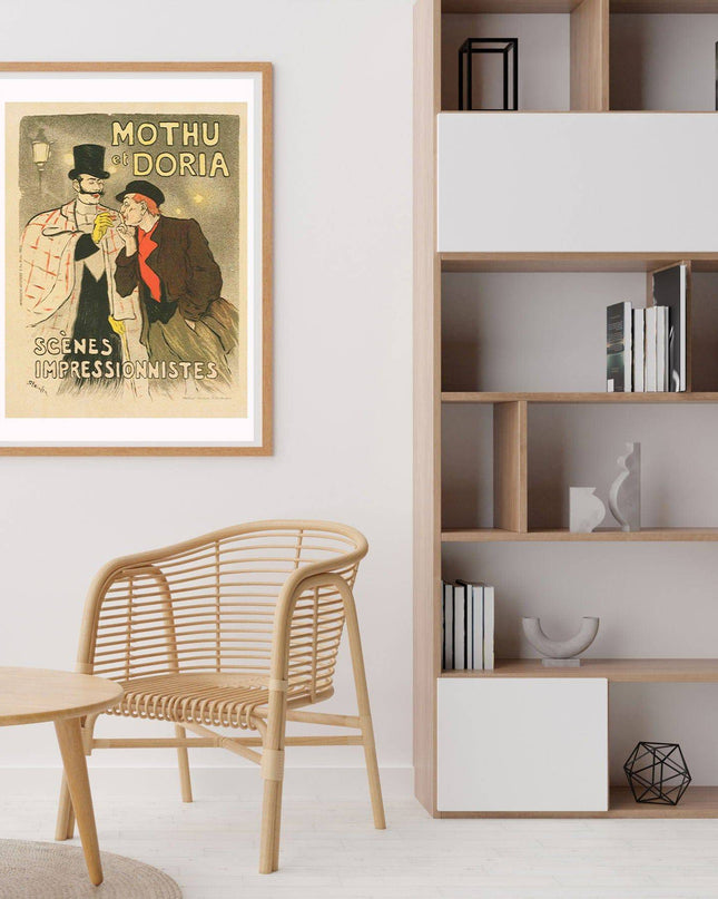 Théophile Alexandre Steinlen - Mothu et Doria Poster