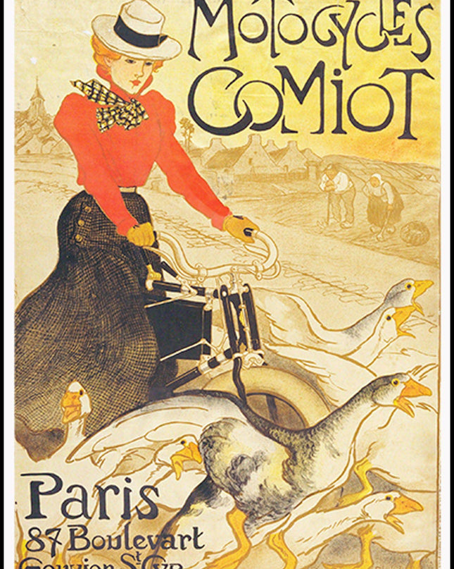 Théophile Alexandre Steinlen - Motocycles Comiot Poster