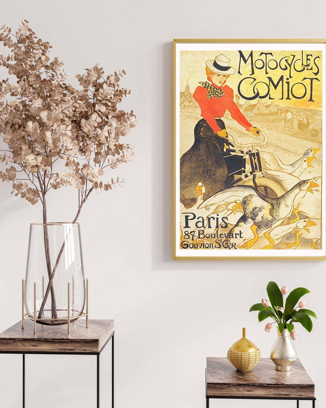 Théophile Alexandre Steinlen - Motocycles Comiot Poster
