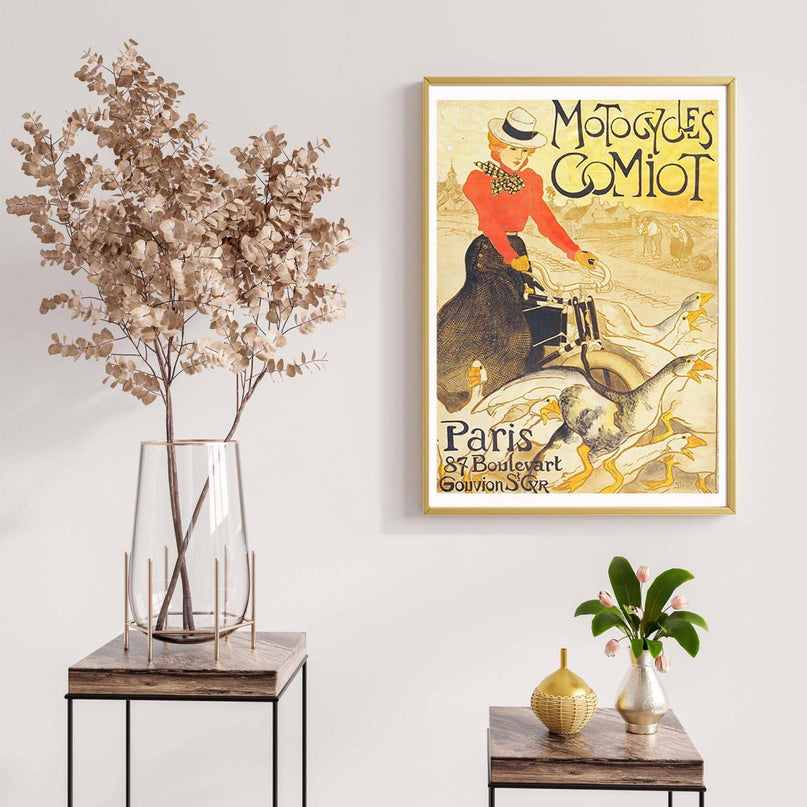 Théophile Alexandre Steinlen - Motocycles Comiot Poster