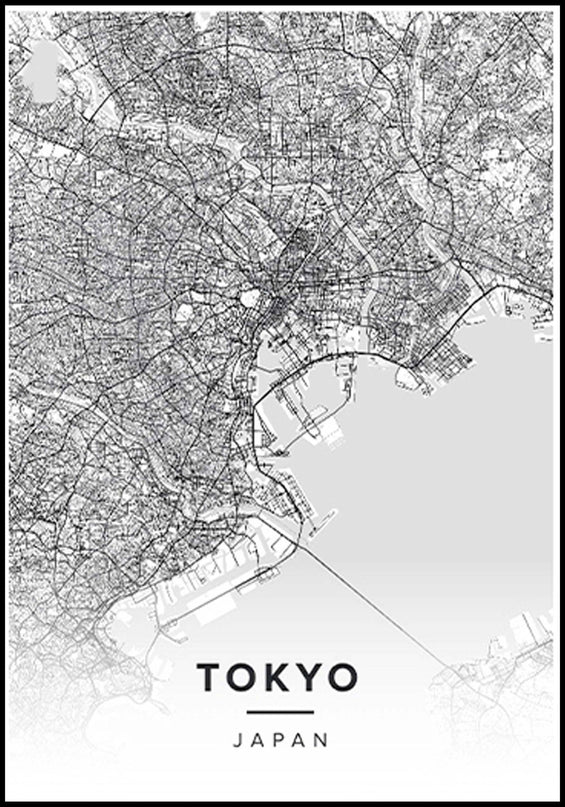 Tokyo Map Poster