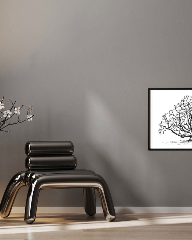 Trees Line Art Poster