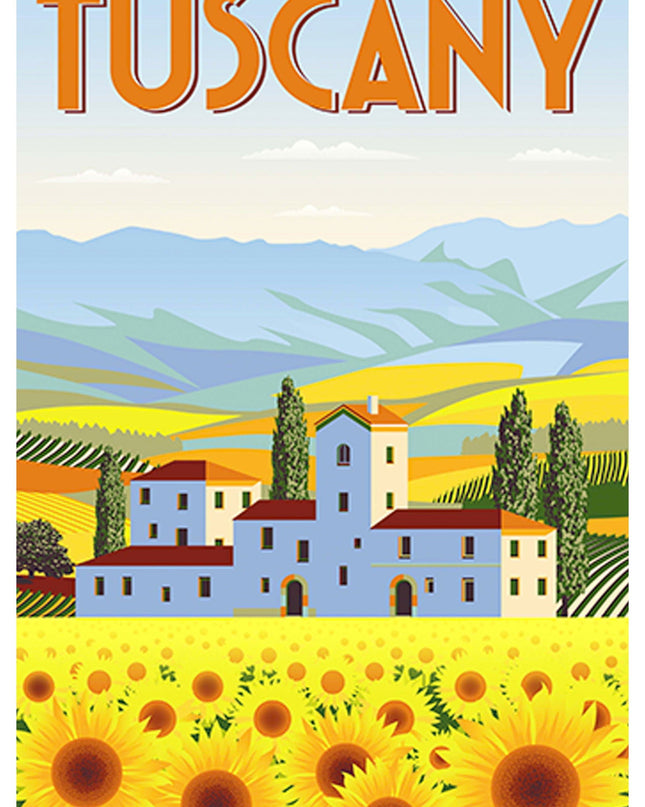 Tuscany Travel Poster