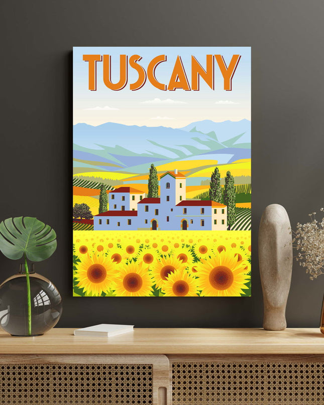 Tuscany Travel Poster