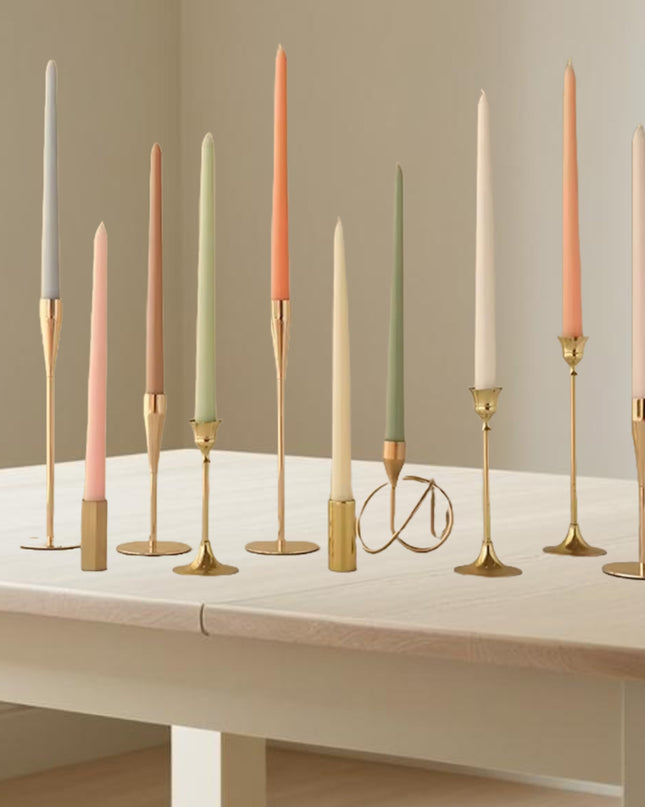 Colourful candles