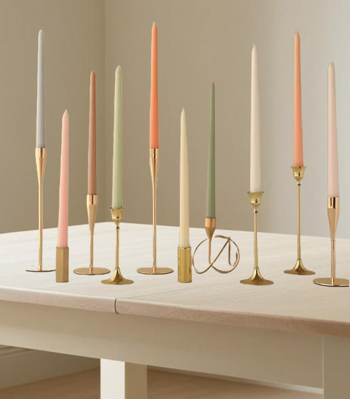 Colourful candles