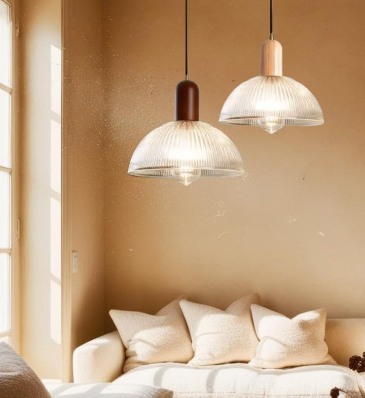 Vintage Modern Glass Pendant Light