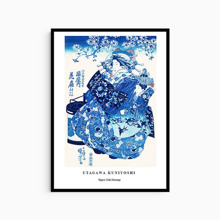Utagawa Kuniyoshi - Ogiya Uchi Hanaogi Poster