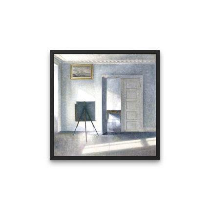 Vilhelm Hammershøi - Interior with an Easel