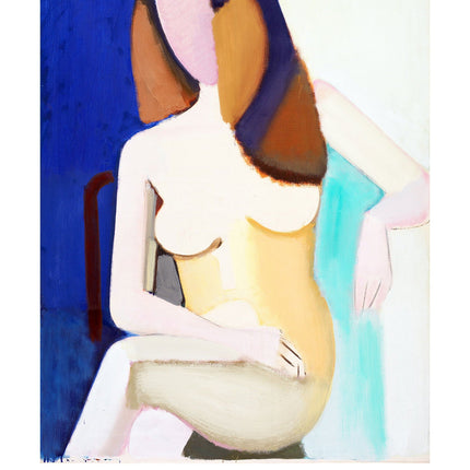 Vilhelm Lundstrøm - Seated Female Model Poster