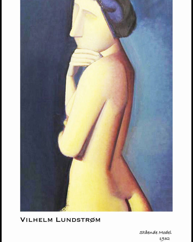 Vilhelm Lundstrom - Stående Model Poster