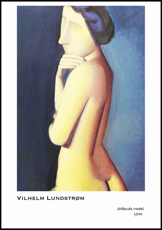 Vilhelm Lundstrom - Stående Model Poster