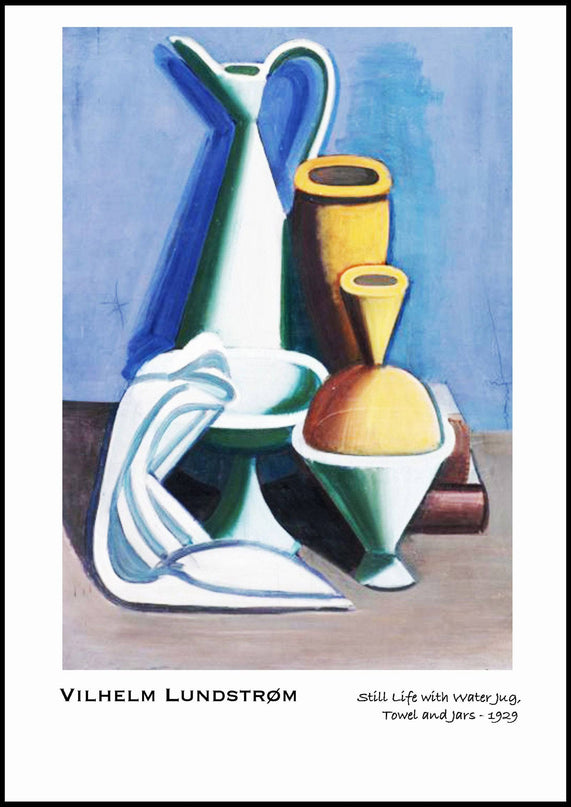 Vilhem Lundstrom - Still Life with Water Jug Poster