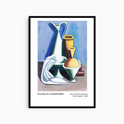 Vilhem Lundstrom - Still Life with Water Jug Poster