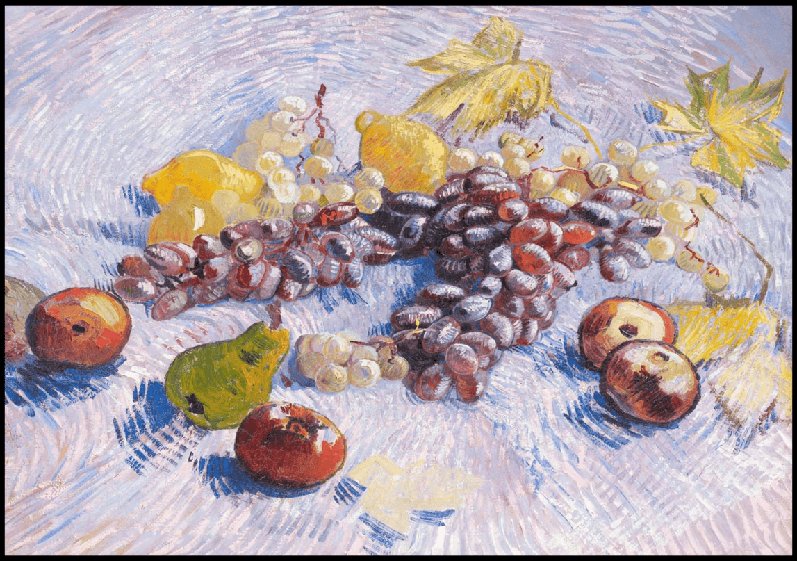 Vincent Van Gogh - Apples, Pears, Lemons and Grapes