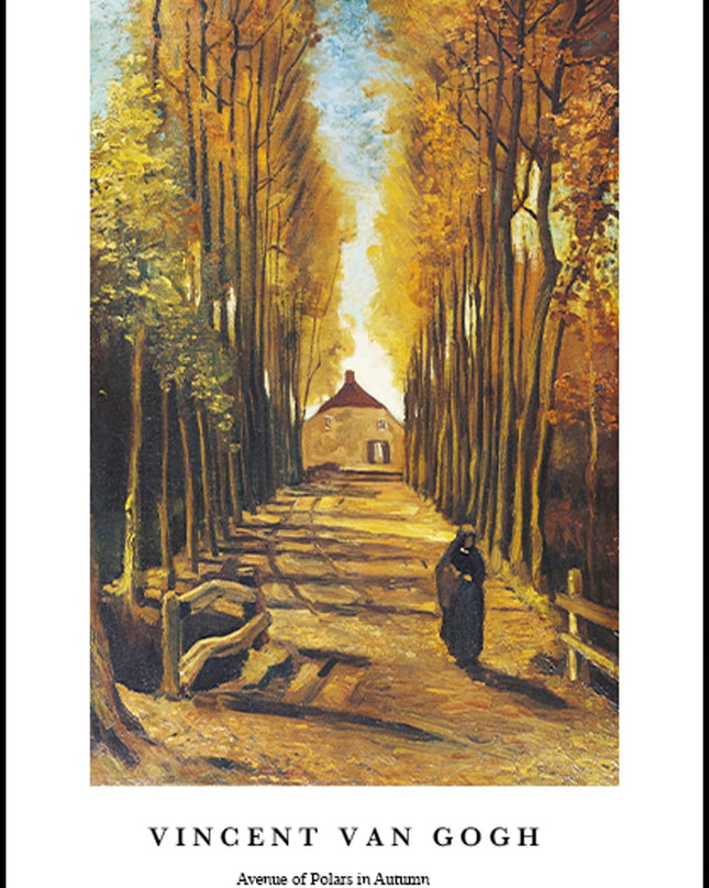 Vincent Van Gogh - Avenue of Polars in Autumn Poster