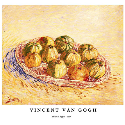 Vincent Van Gogh - Basket of Apples Poster