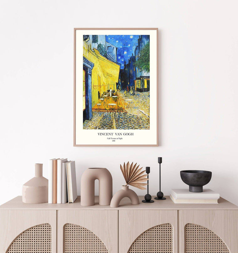 Vincent Van Gogh - Café Terrace at Night Poster