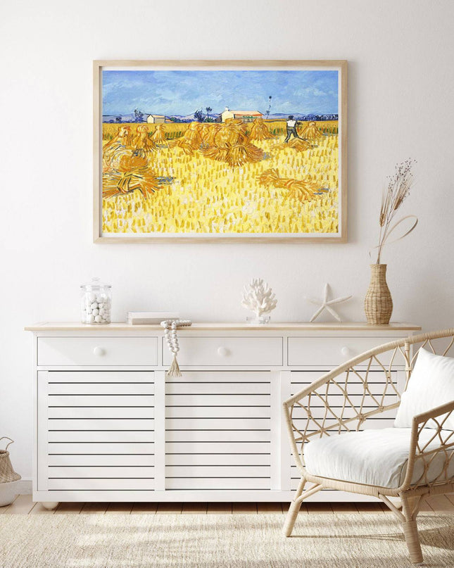 Vincent Van Gogh - Corn Harvest in Provence