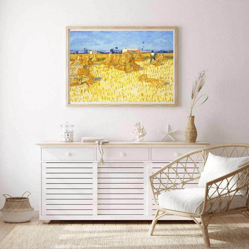 Vincent Van Gogh - Corn Harvest in Provence