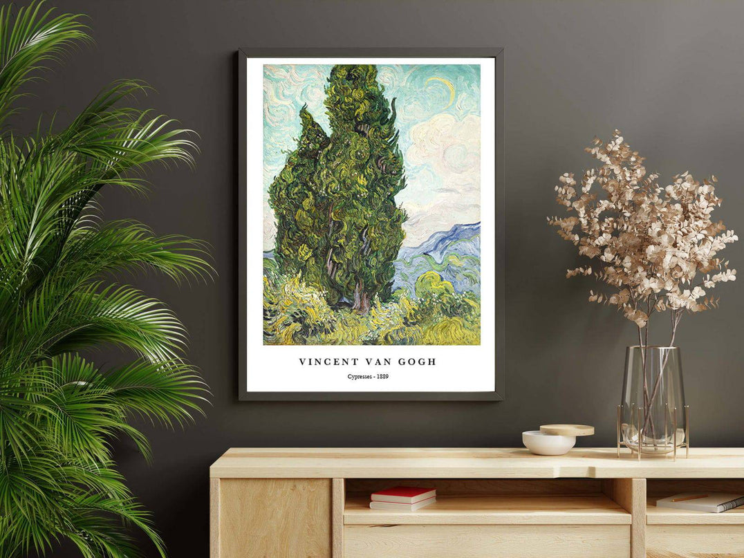 Vincent Van Gogh - Cypresses Poster