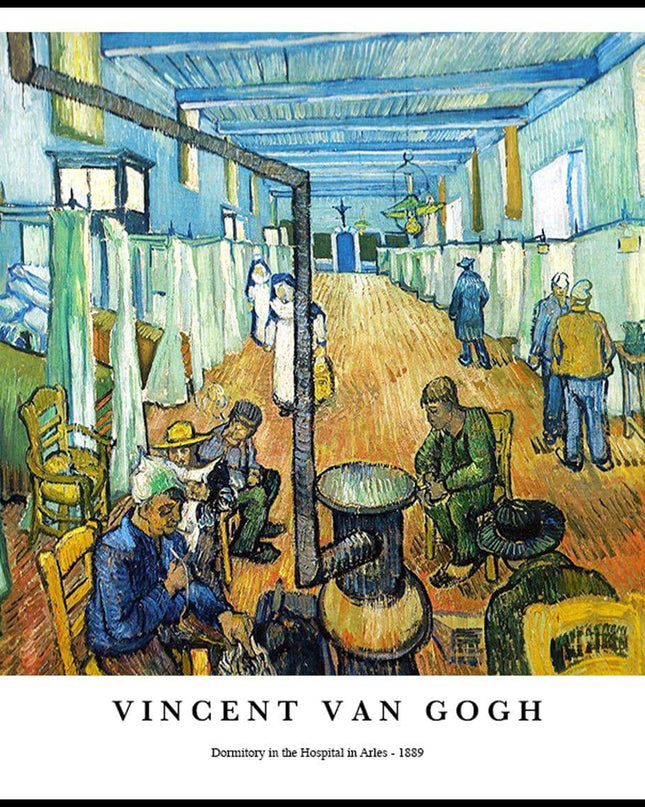 Vincent Van Gogh - Dormitory in the Hospital in Arles Poster