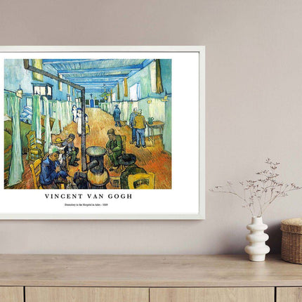 Vincent Van Gogh - Dormitory in the Hospital in Arles Poster