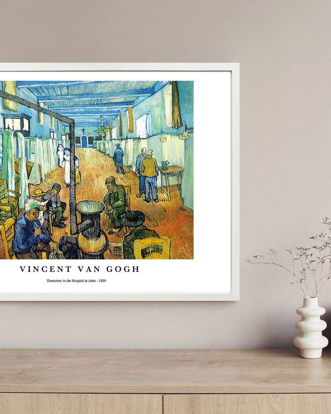 Vincent Van Gogh - Dormitory in the Hospital in Arles Poster