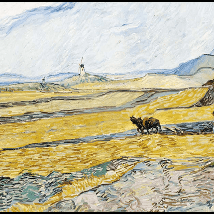 Vincent Van Gogh - Enclosed Field with Ploughman