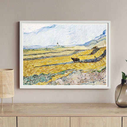 Vincent Van Gogh - Enclosed Field with Ploughman
