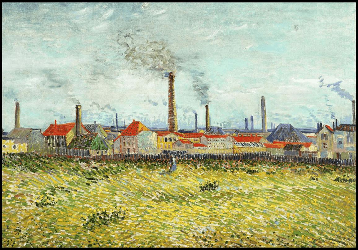 Vincent Van Gogh - Factories at Clichy