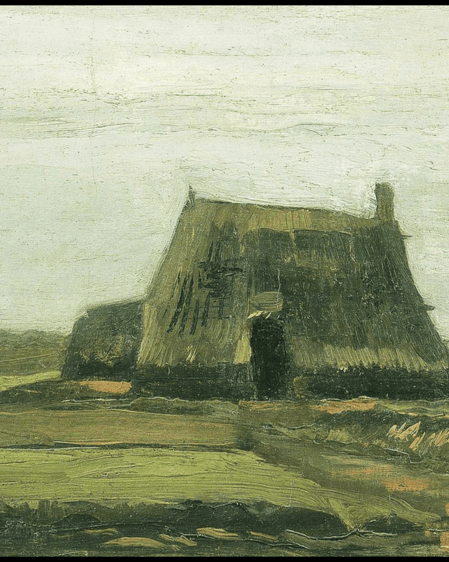 Vincent Van Gogh - Farm with Stacks of Peat