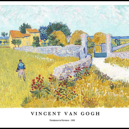 Vincent Van Gogh - Farmhouse in Provence Poster