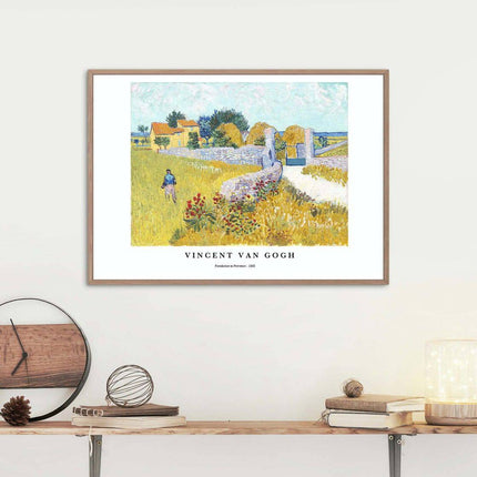 Vincent Van Gogh - Farmhouse in Provence Poster