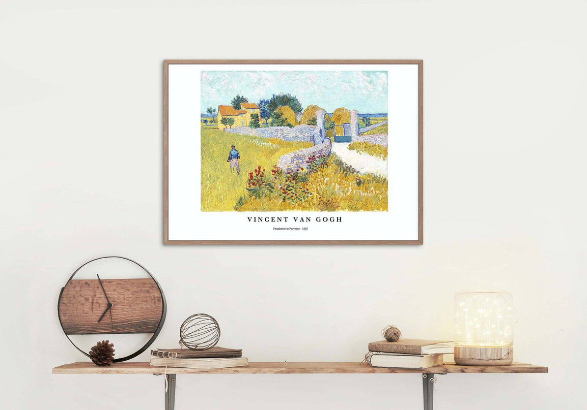 Vincent Van Gogh - Farmhouse in Provence Poster