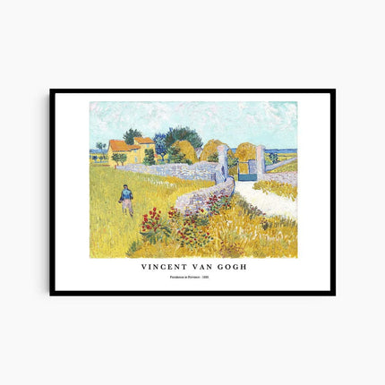 Vincent Van Gogh - Farmhouse in Provence Poster