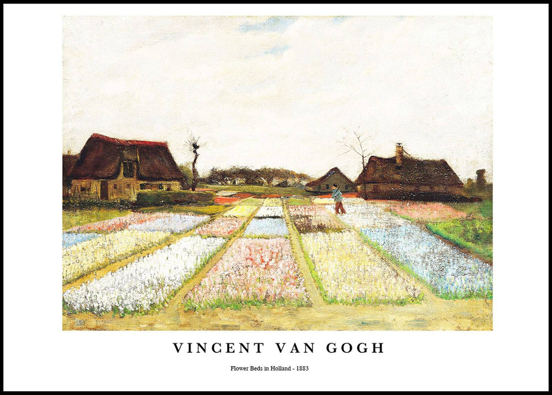 Vincent Van Gogh - Flower Beds in Holland Poster
