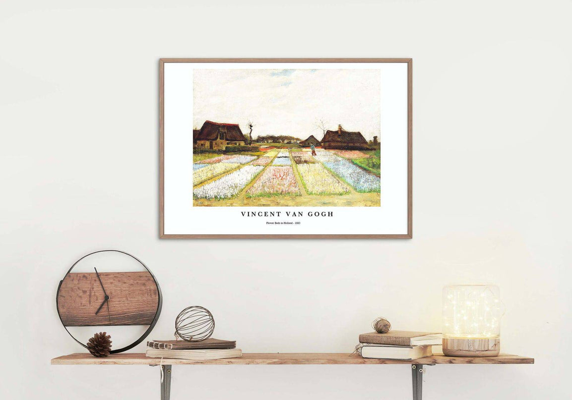 Vincent Van Gogh - Flower Beds in Holland Poster