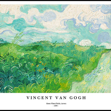 Vincent Van Gogh - Green Wheat Fields Poster