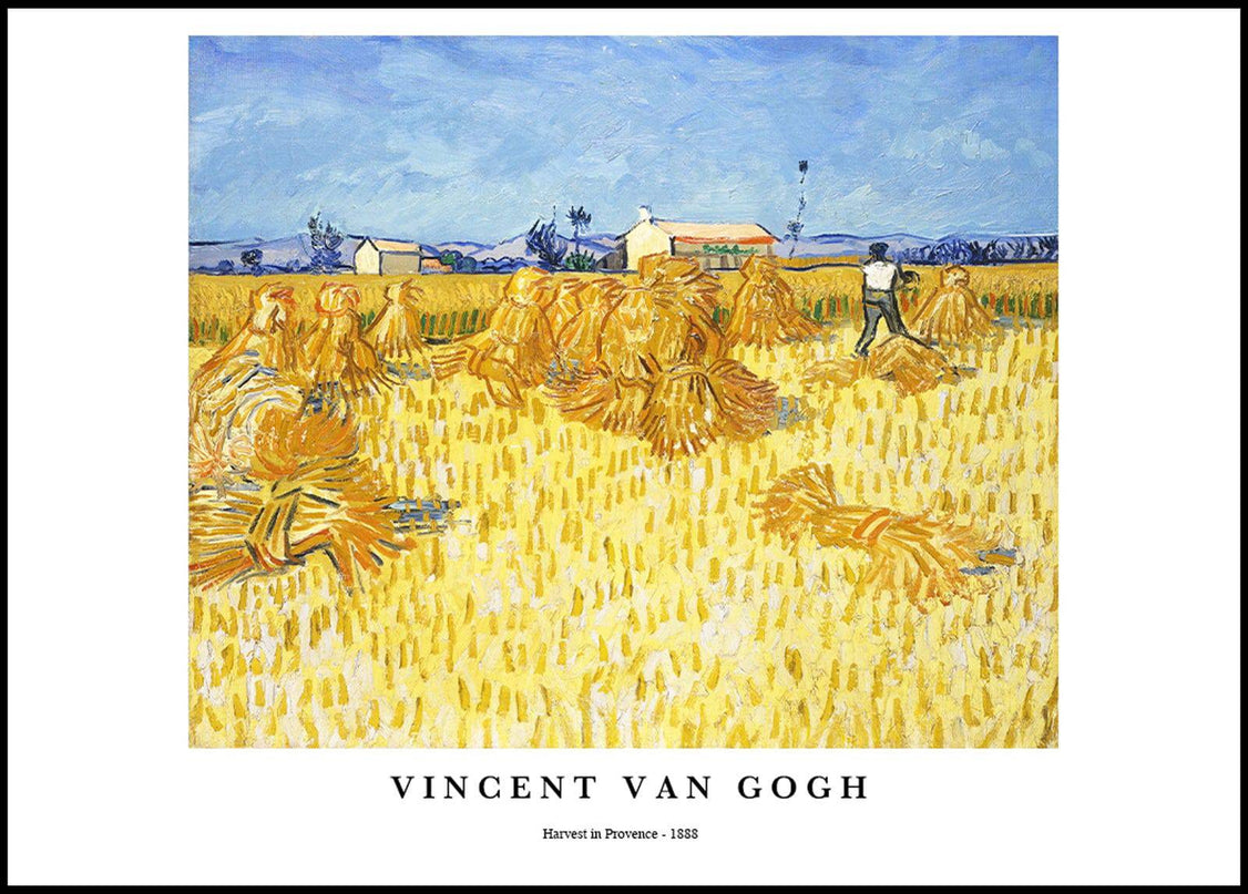 Vincent Van Gogh - Harvest in Provence Poster