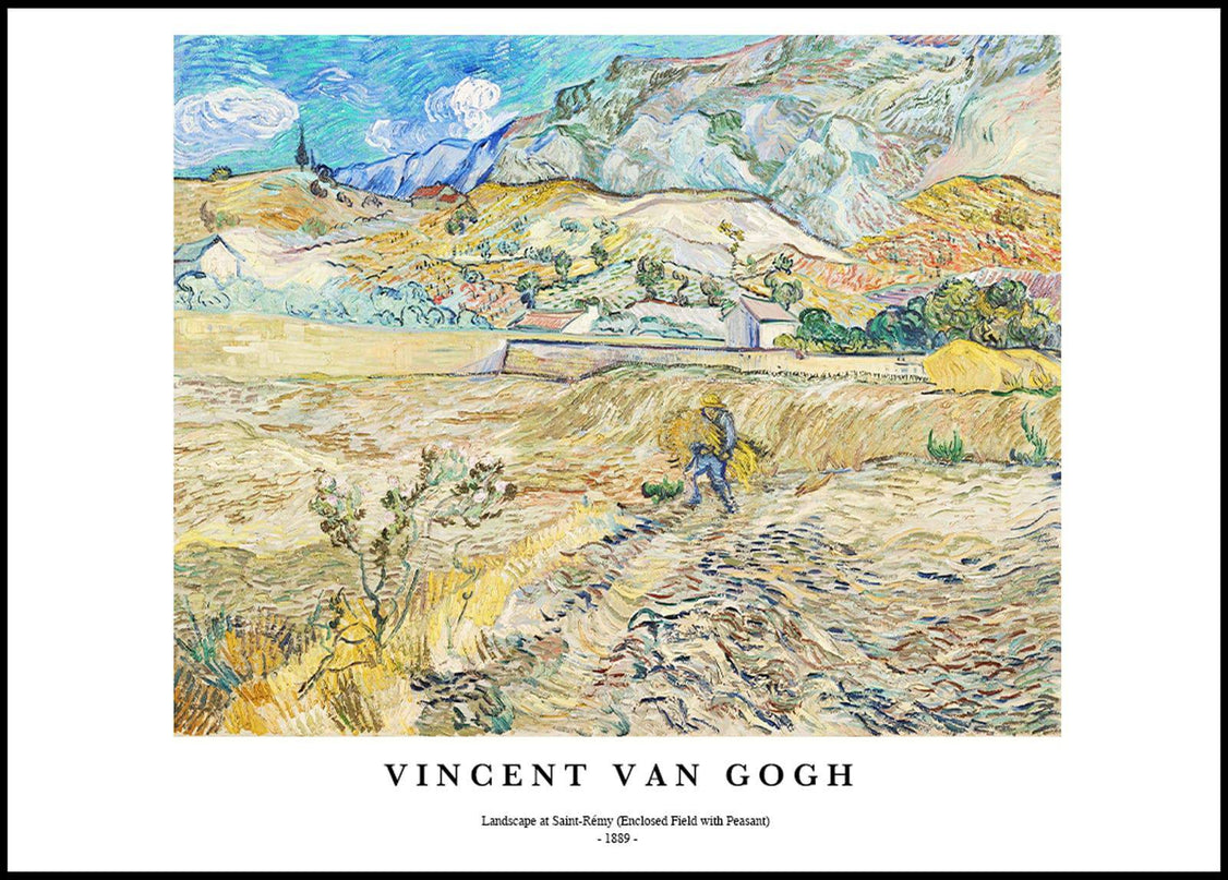 Vincent Van Gogh - Landscape at Saint-Rémy Poster