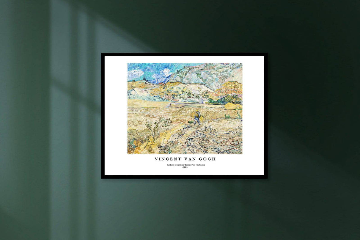 Vincent Van Gogh - Landscape at Saint-Rémy Poster