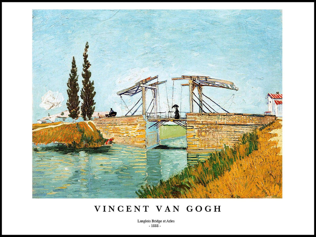 Vincent Van Gogh - Langlois Bridge at Arles Poster