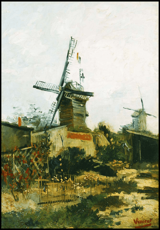 Vincent Van Gogh - Le Moulin de Blute-Fin