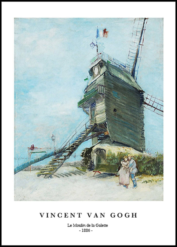 Vincent Van Gogh - Le Moulin de la Galette Poster